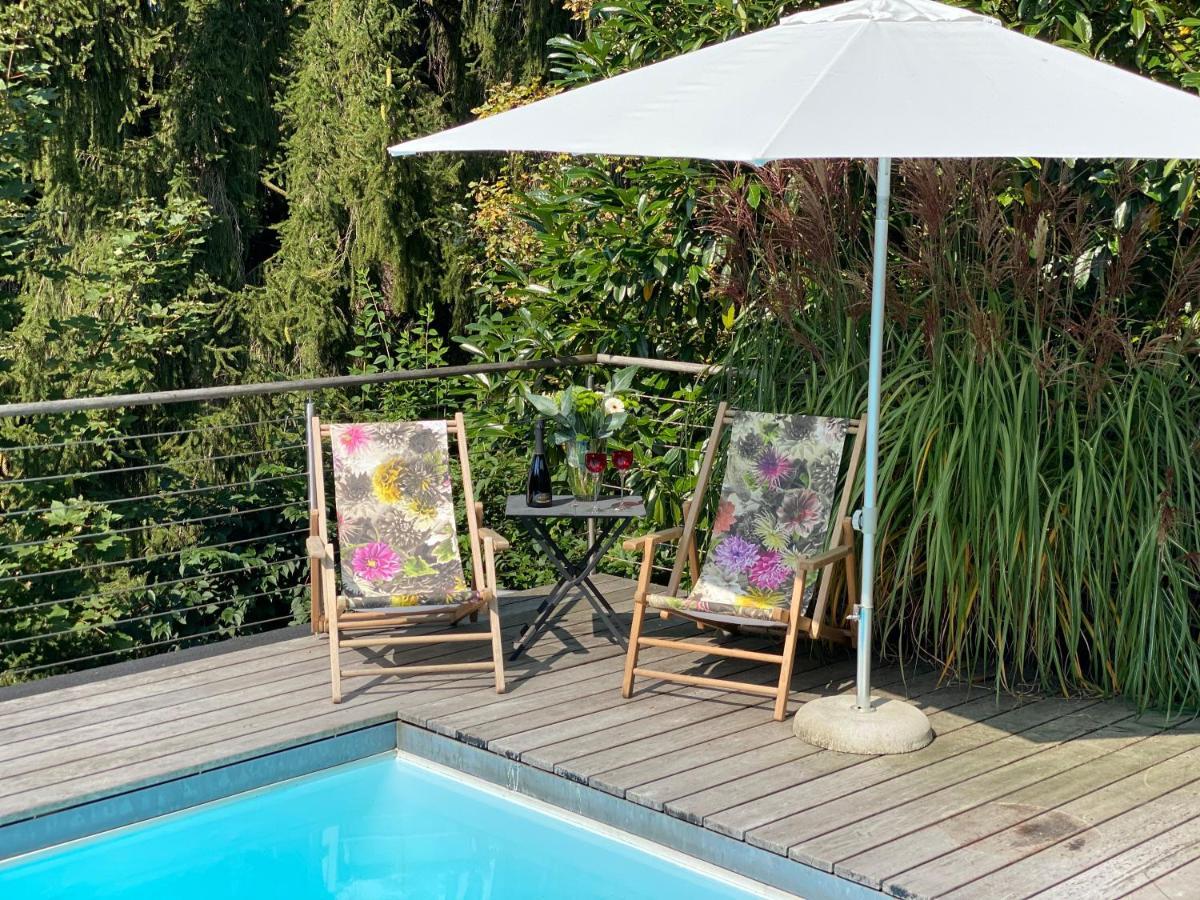 Landhaus Am Plattenbichl - Luxus Apartment Mit Privat-Pool Und Sauna - Im Sommer Bergbahn Inklusive Oberstdorf Eksteriør bilde
