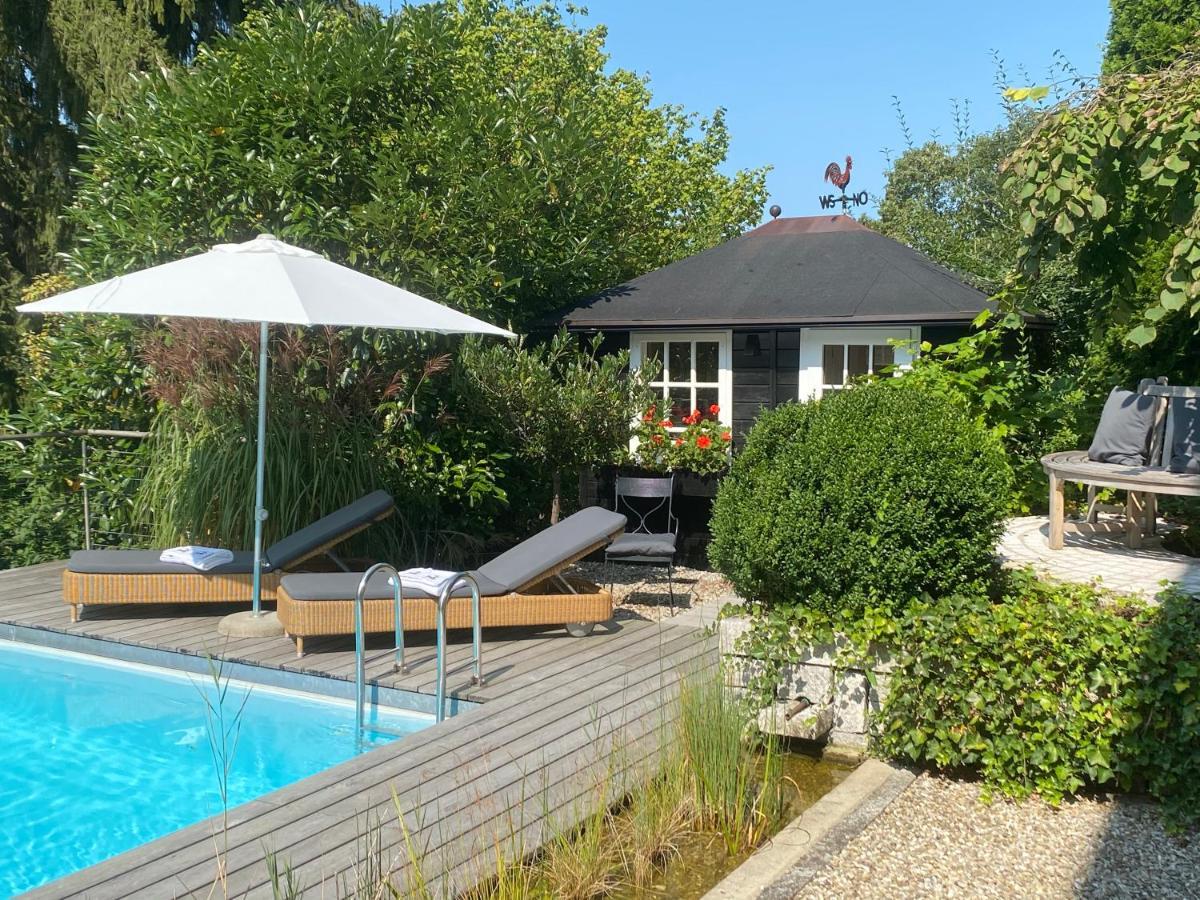 Landhaus Am Plattenbichl - Luxus Apartment Mit Privat-Pool Und Sauna - Im Sommer Bergbahn Inklusive Oberstdorf Eksteriør bilde