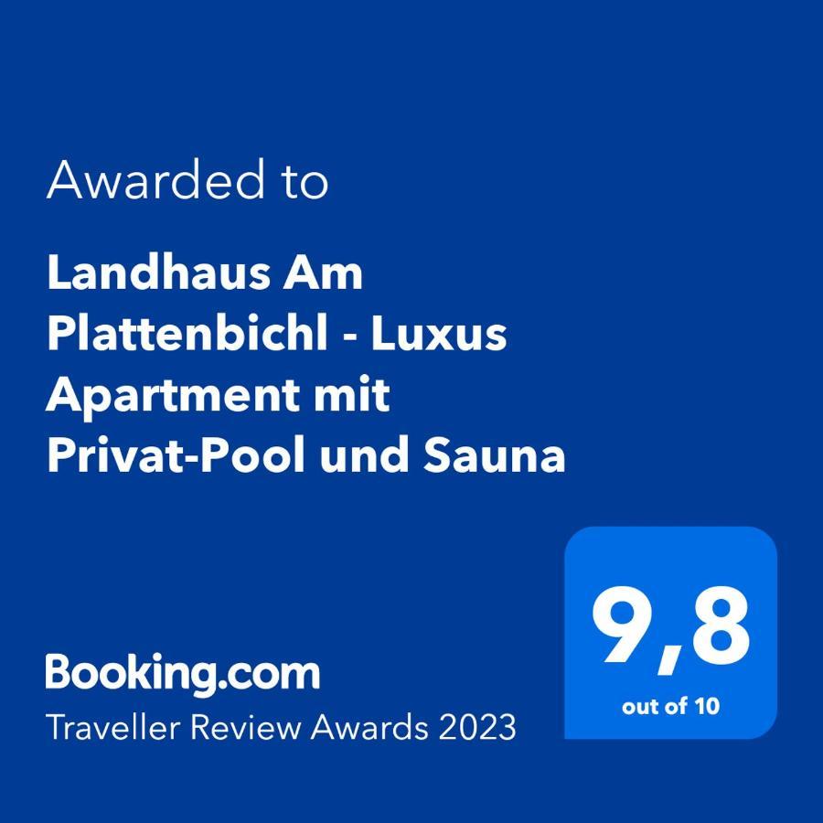 Landhaus Am Plattenbichl - Luxus Apartment Mit Privat-Pool Und Sauna - Im Sommer Bergbahn Inklusive Oberstdorf Eksteriør bilde